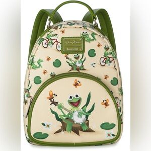DISNEY PARKS KERMIT
LOUNGEFLY MINI BACKPACK - THE MUPPETS NEW WITH TAG